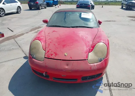 2000 Porsche Boxster S z USA, uszkodzony, nr VIN WP0CB2983YU663062